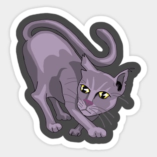 Scrappy Alleycat Sticker